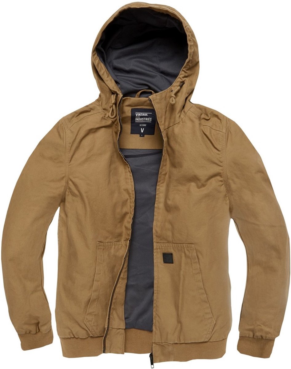 Vintage Industries Arrow -overgangsjas donkerbruin Tan