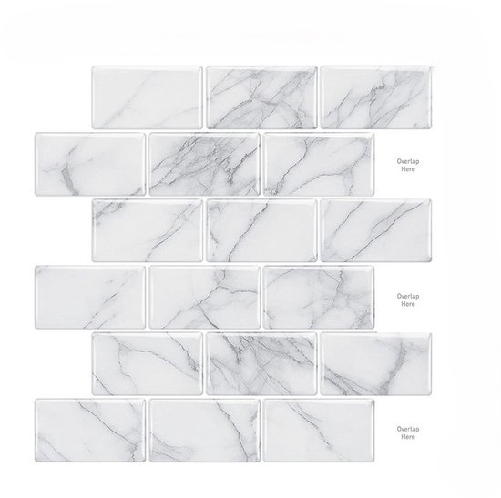 Livelynine Zelfklevende Wandtegels Marmergroene Tegelstickers Voor Keuken 60 X 30 Cm Wasbare Stok Op Tegels Voor Badkamer Groene Schil En Plak Vloertegels Vinyl Vloertegels Hal Woonkamer 4 Stuks