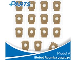 iRobot Roomba y051040 Stofzakken (15 Stuks, Plus.Parts® alternatief voor 4849916)