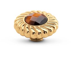 Melano Vivid Baroque Gem Steentje Red Tigereye | Goud
