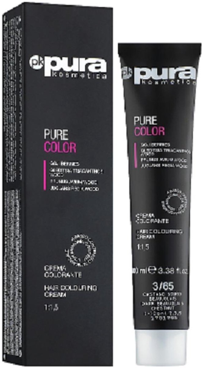 Pura Kosmetica 0101 Pure Color haarverf 100 ml 6/43 Goud-koperbruin