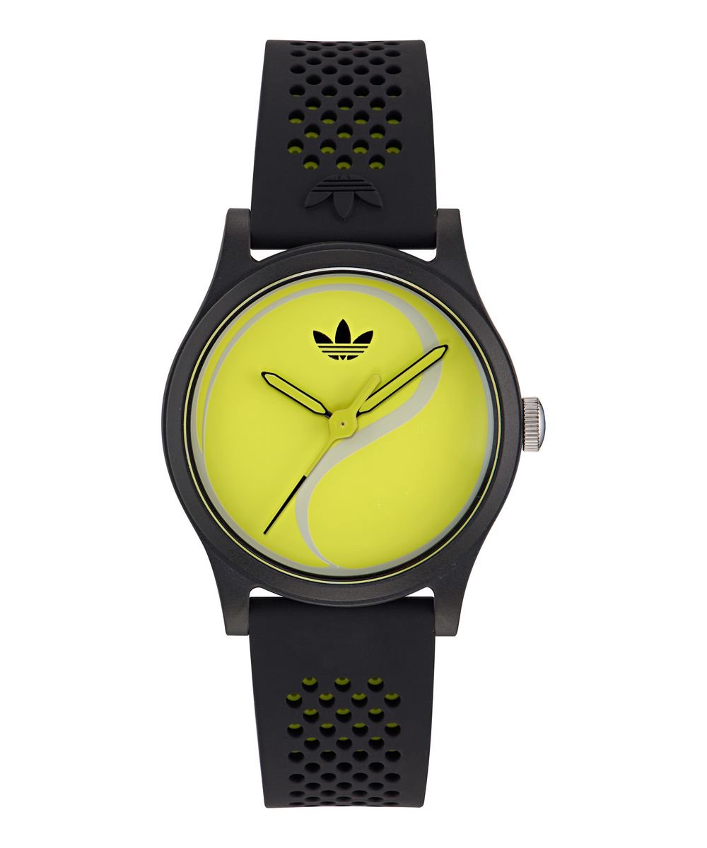 Adidas Originals Game Two AOSY25517 Horloge - Siliconen - Zwart - Ø 38 mm