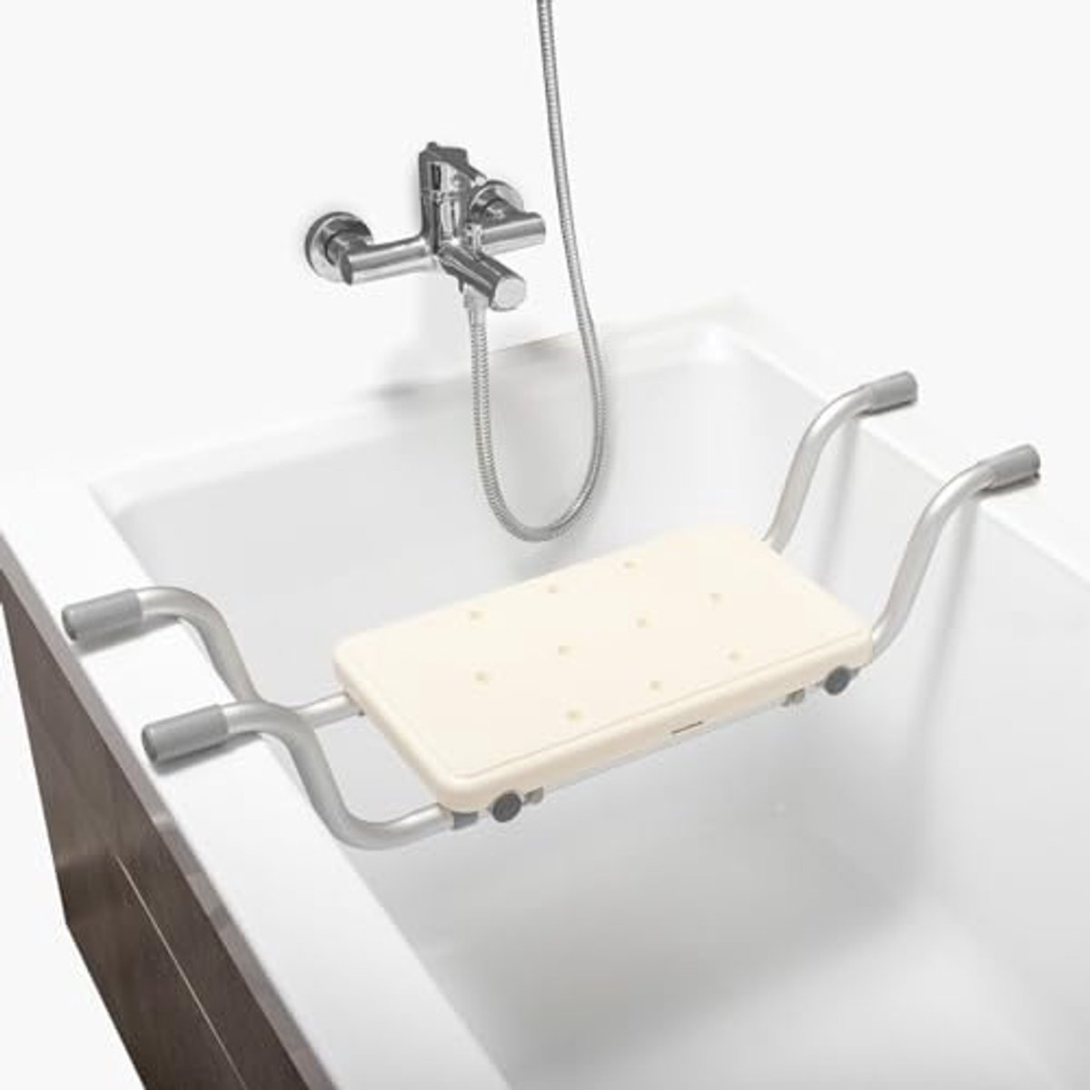 Image of 2-in-1 Antislip Badstoel en Stapstoel