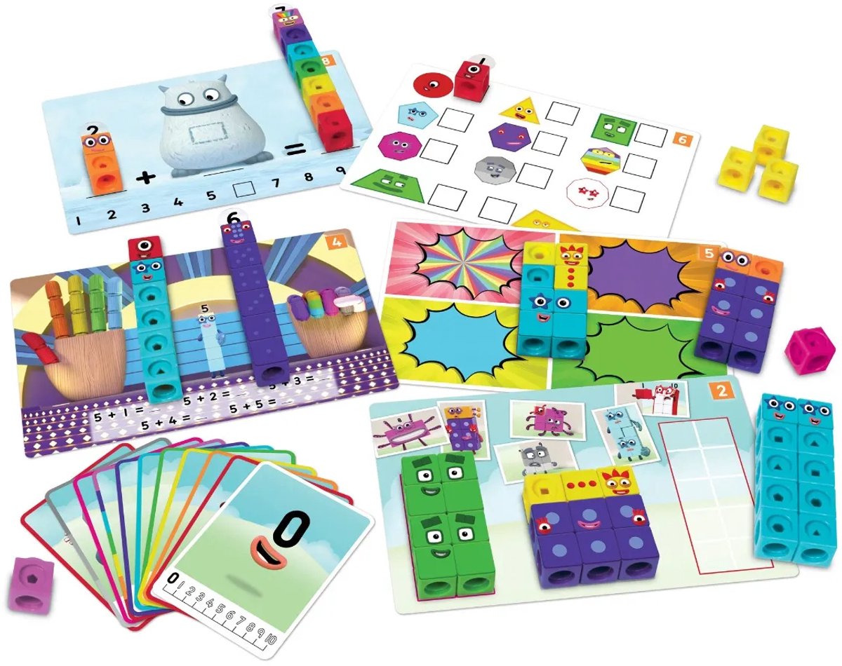 Learning Resources MathLink® Cubes Numberblocks® 1-10 Activity Set - 3+ — afbeelding 19