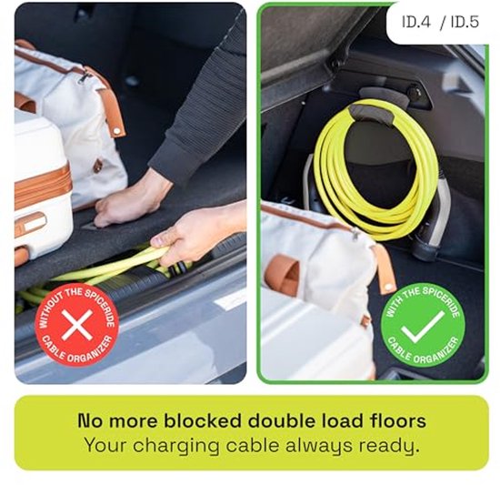 ELMASLINE 3D Trunk Mat Set for VW ID.4 | Standard loading floor | 2020-2025 | Important note: accessories do not fit in variable (adjustable) loading floor