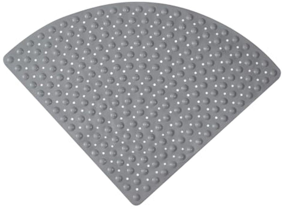 Hoekdouchemat 51 x 50 cm - Antislip, Sneldrogend, Machinewasbaar, Douchecabine Mat voor Ba