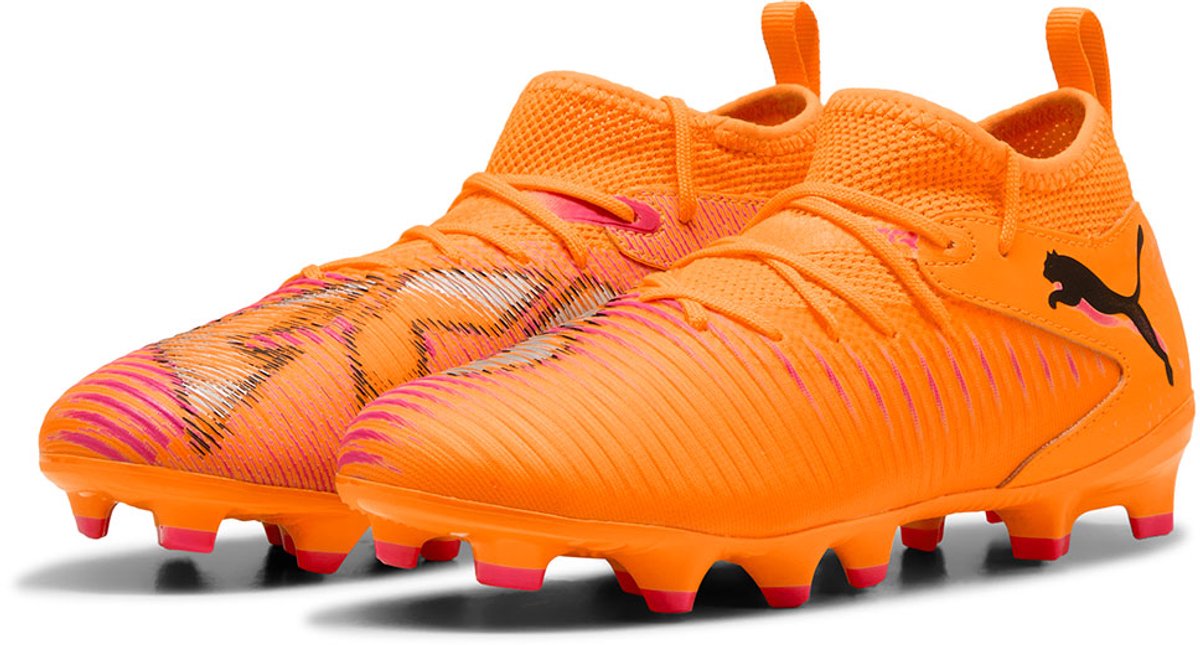 Puma Future 8 Match Fg/ag Voetbalschoenen Voor Kinderen Oranje EU 29