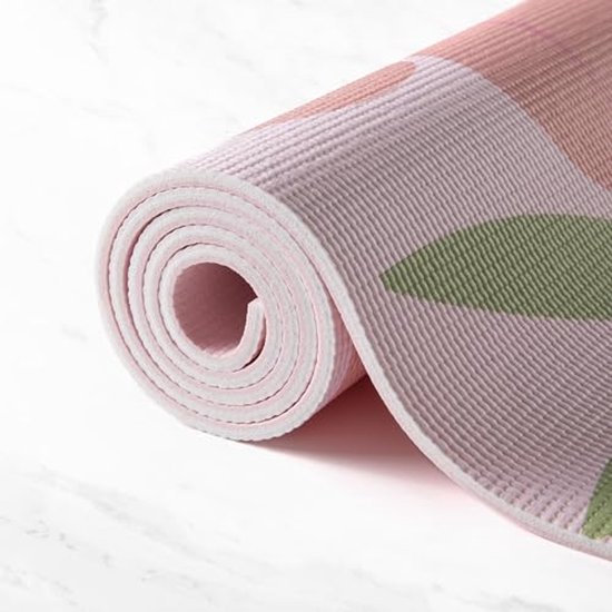 Antislip Yogamat voor Yoga, Pilates en Fitness - 6 mm Dikte, Lichtgewicht en Reismatig — afbeelding 5