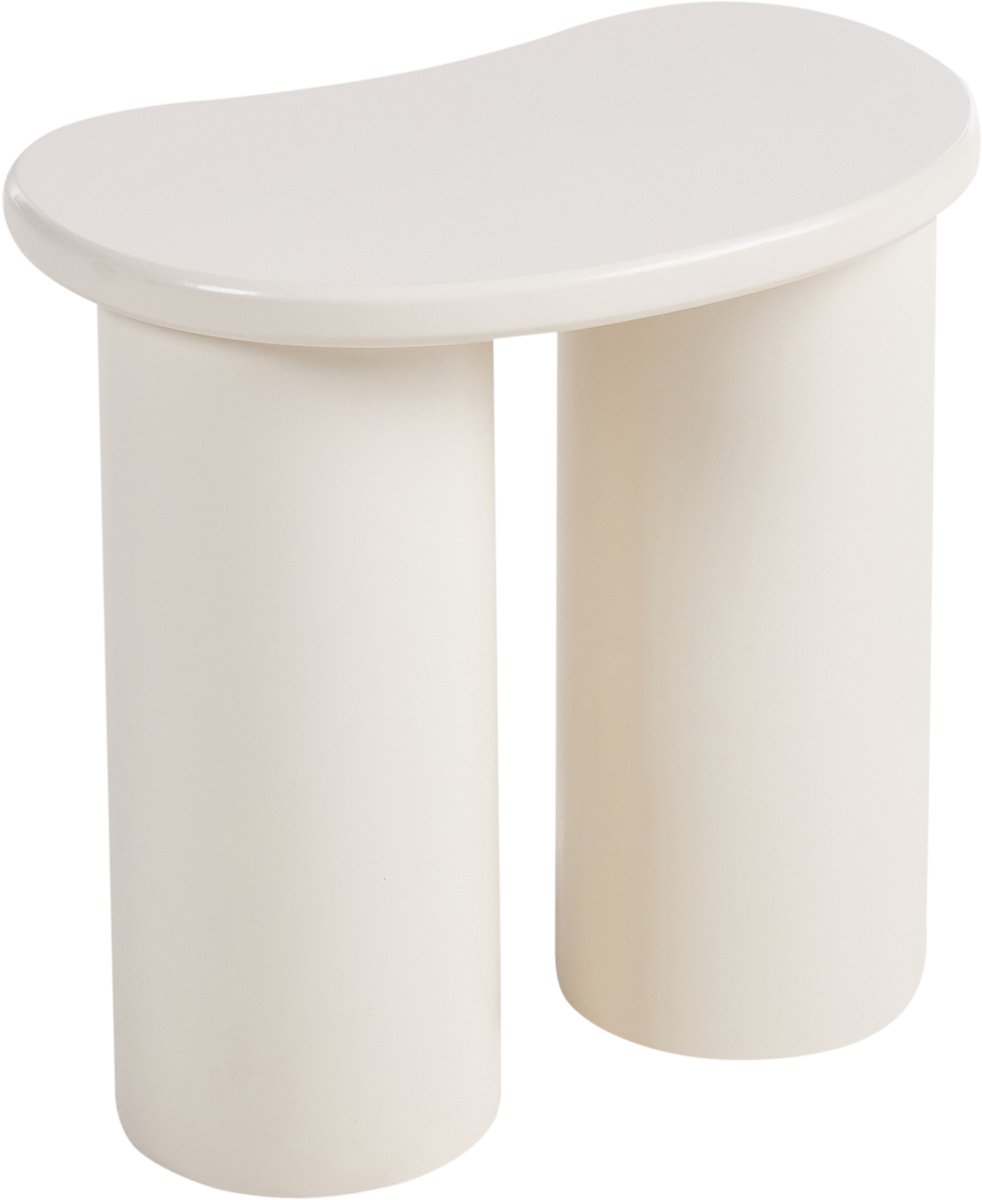 INGLIS - Bijzettafel - Wit - MDF