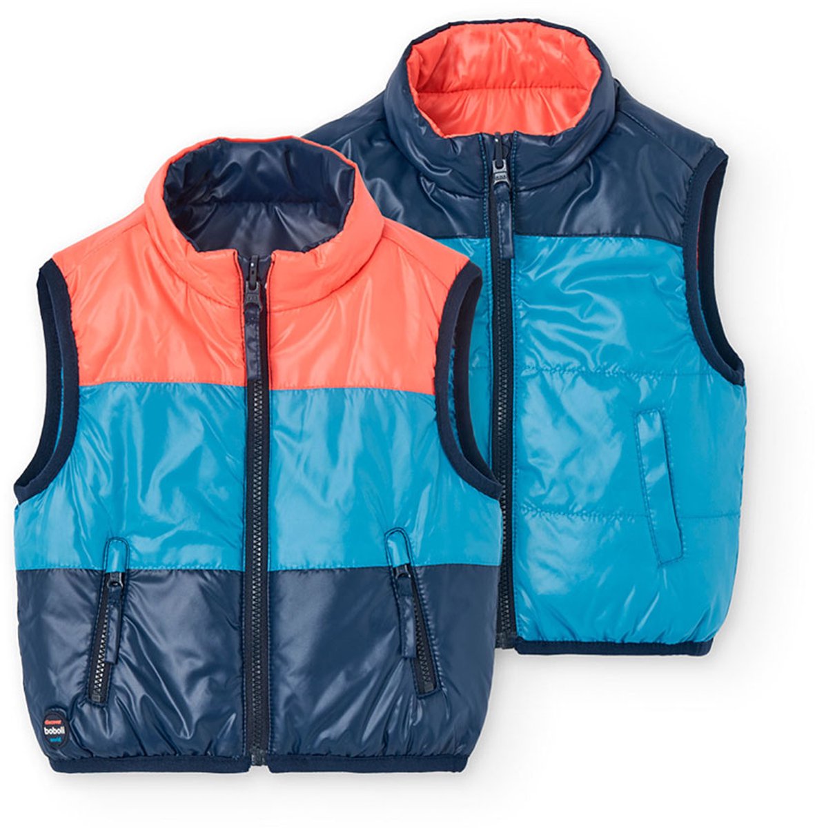 Boboli Reversible Parka 7 Years Kinderen Blauw