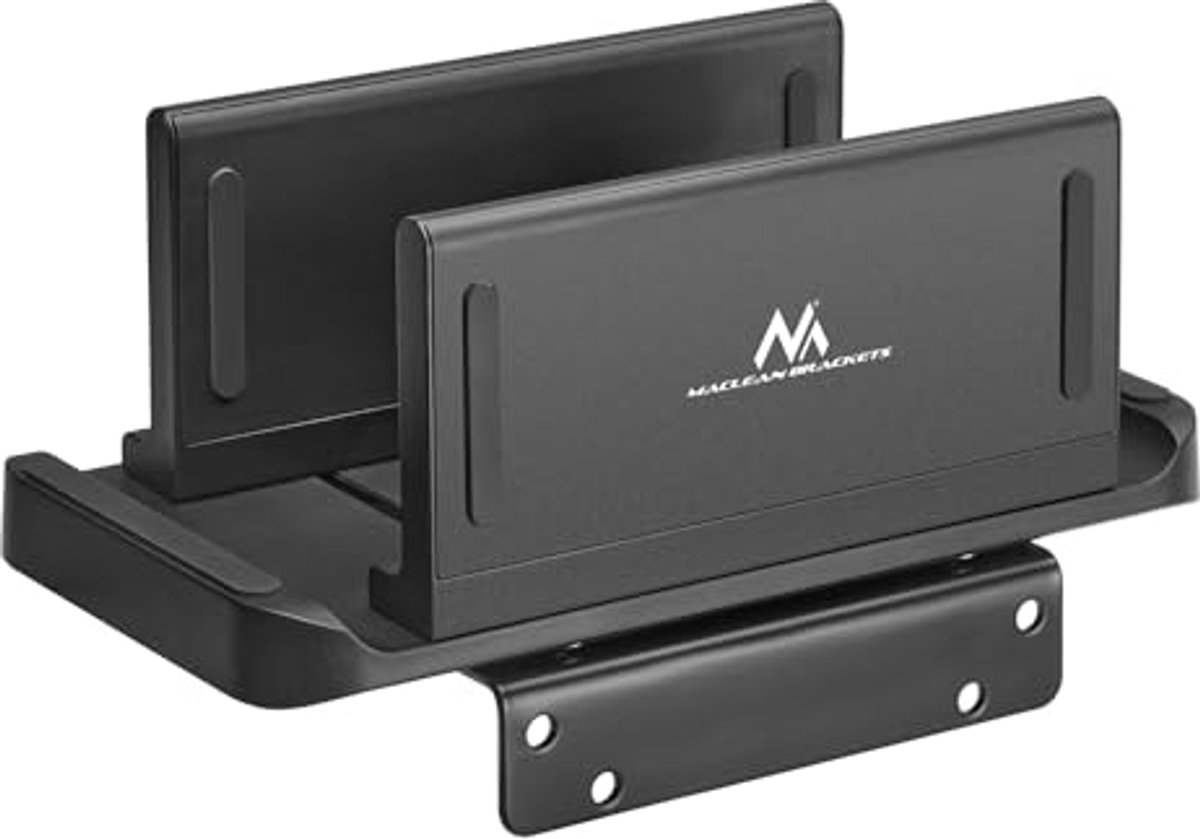 Mini PC en Thin Client Houder voor VESA en Vrijstaand Gebruik - Zwart