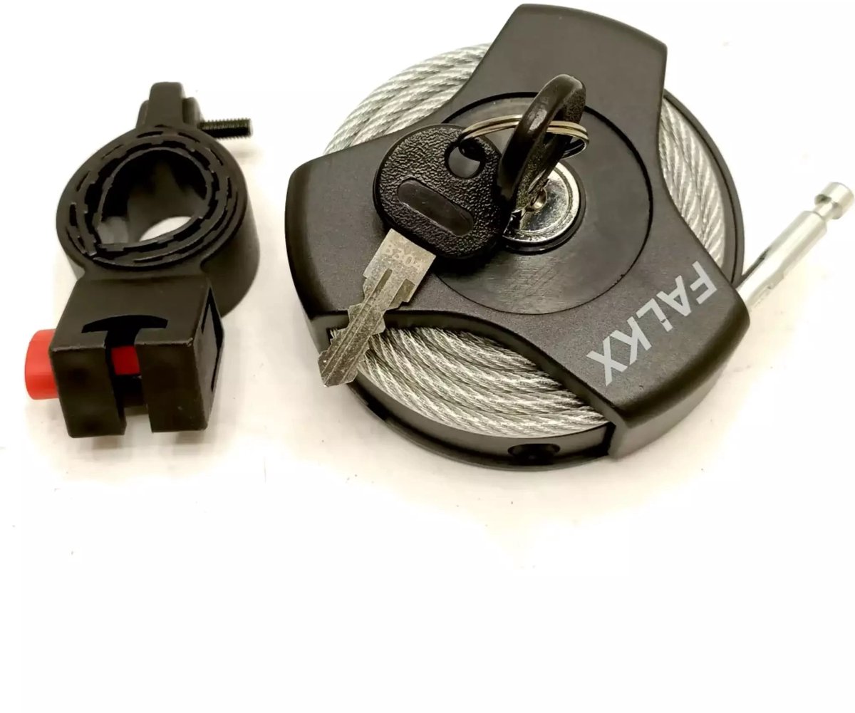 Falkx Multi-function oprolslot - 100 cm kabel - Compact en draagbaar - Zwart