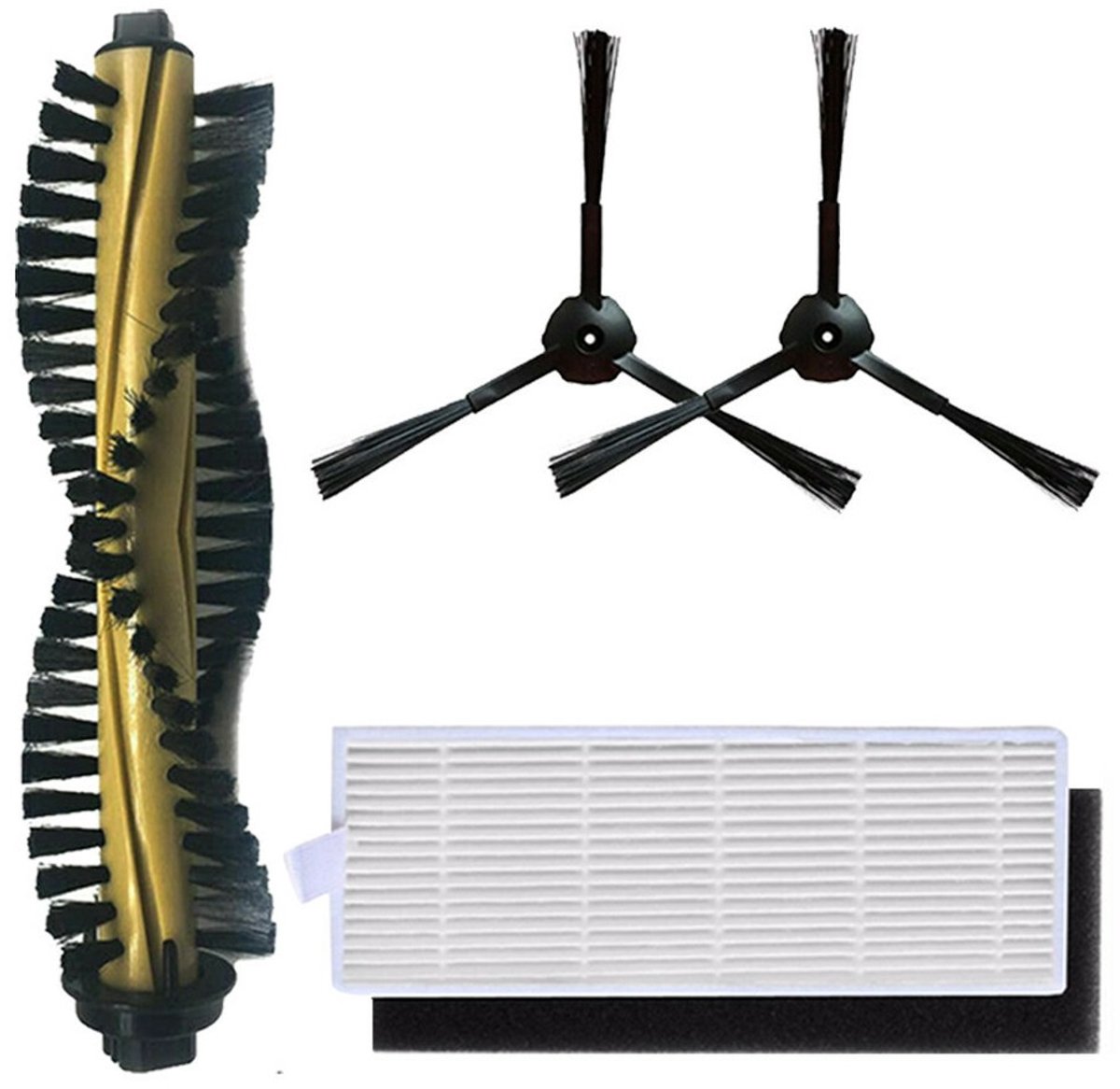 Geschikt voor HEPA-filter zijborstel vervangen Geschikt voor ilife A4 A4s robotstofzuigeronderdelen