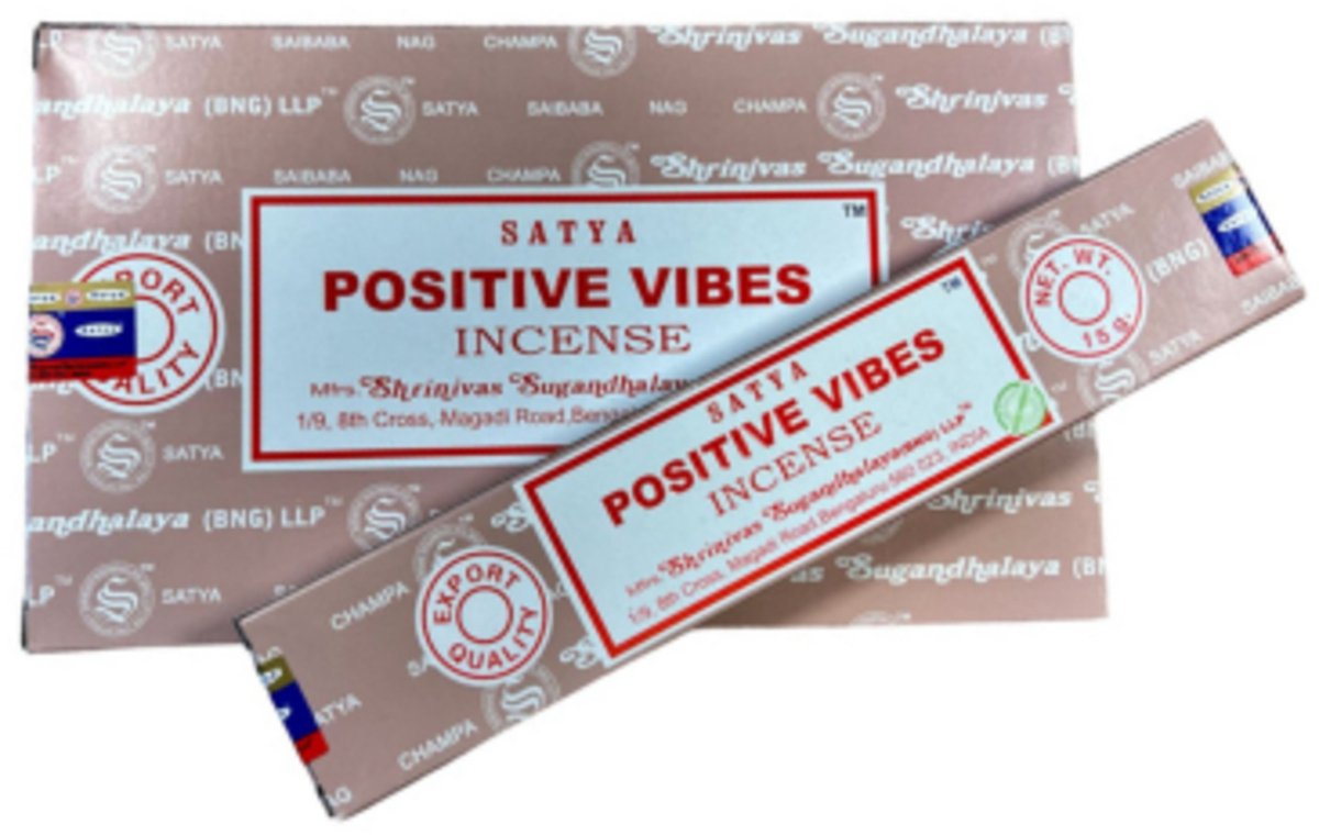 Bol.com Wierook Satya Positive vibes - 15 g - (12st.) - S aanbieding