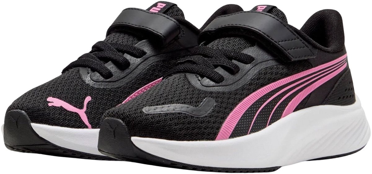 Puma Pounce Lite AC+ PS Hardloopschoenen Junior Zwart