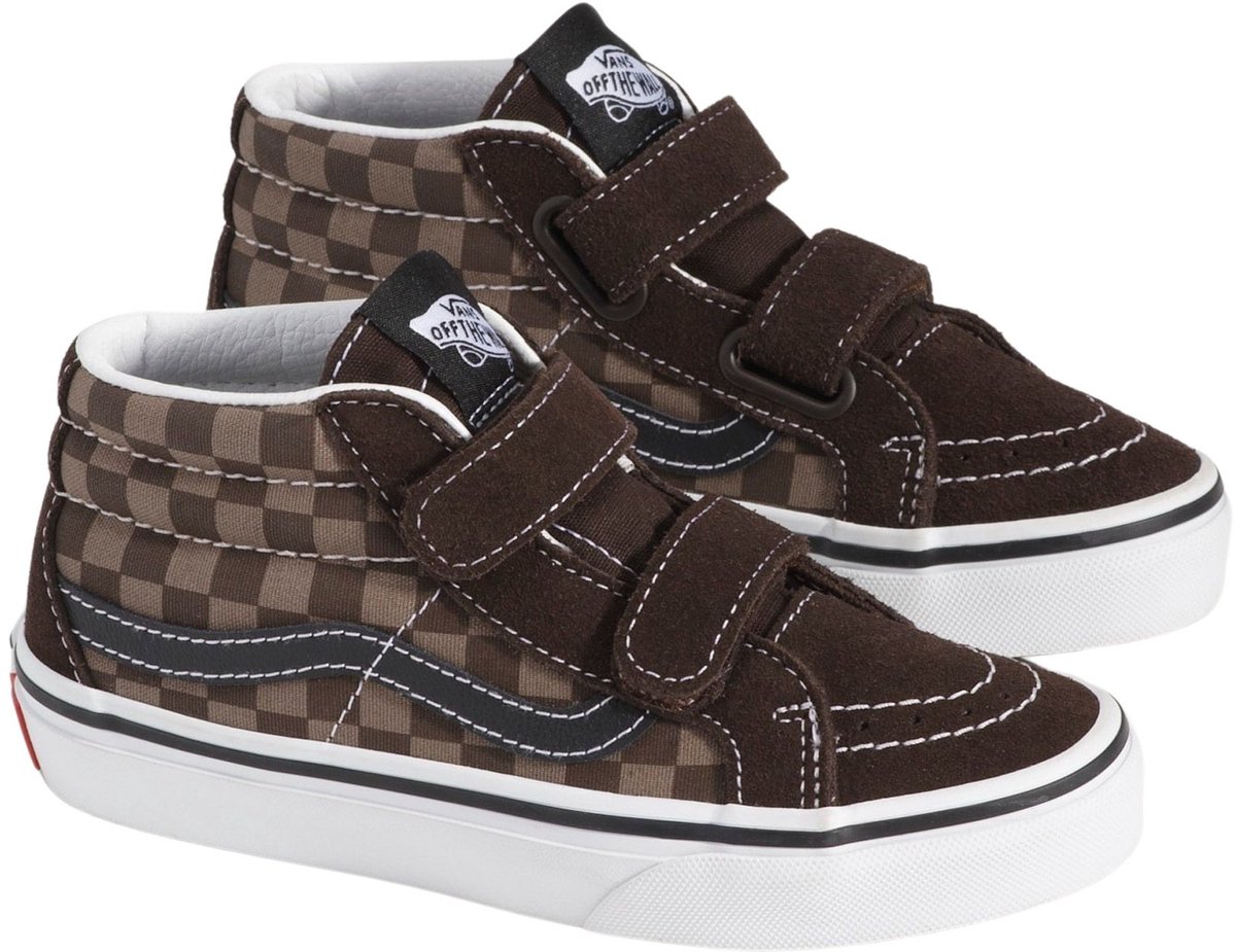 Vans SK8-Mid Reissue bruin - wit