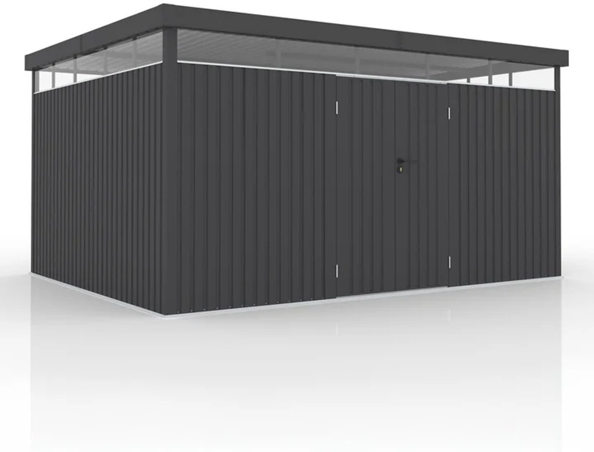 Metalen Gereedschapsschuur / Opbergschuur / Tuinschuur / Berging Luzerne - Antraciet - 12 m²
