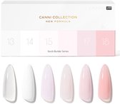 Canni BIAB Set Q1 - 54 ml (6x 9 ml) - BIAB Pakket - Nude - Roze - Lila - Wit - Builder Gel - BIAB Nagellak - Builder in a Bottle - BIAB Nagel Builder - BIAB Kleuren - Canni BIAB