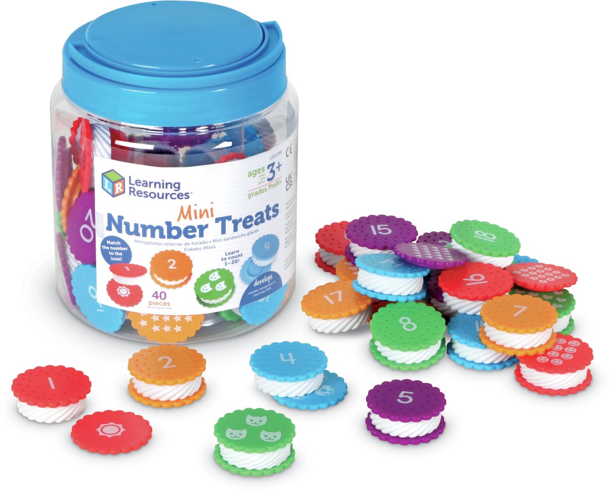 Learning Resources mini number treats - 3+