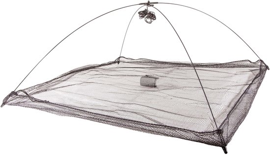 Épuisette pliable Everyfish pour poissons-appâts (corde incluse) | Filet d'atterrissage