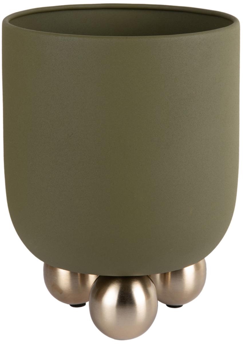 Present Time Bloempot Estilo Large - Groen - 26x26x32cm - Modern