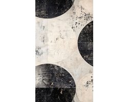 CosmoLiving by Cosmopolitan creme zwart, CosmoLiving cirkels vintage behang 791441, BRICOFLOR.NL