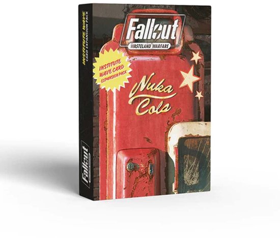 Foto: Fallout wasteland warfare institute wave card game expansion pack uitbreiding engelstalig modiphius entertainment ongeschilderd