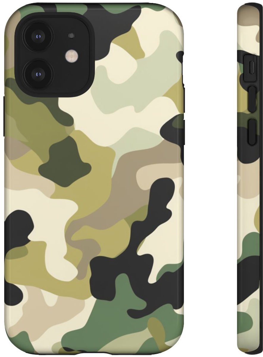 Klassiek Camouflagepatroon – Telefoonhoesje Geschikt voor iPhone 12