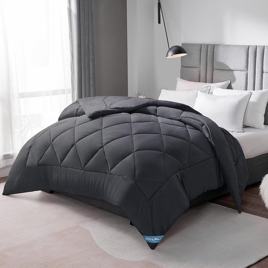Avenue - Luxe en makkelijk dekbed zonder overtrek – Hoesloos 1 persoons dekbed 140x200 cm – Anti-allergisch & hygiënisch – Wasbaar op 60°C – Wolkenzacht en soepel – Panter luipaard/Taupe grijs Avenue - Luxe en makkelijk dekbed zonder overtrek – Hoesloos 1 persoons dekbed 140x200 cm – Anti-allergisch & hygiënisch – Wasbaar op 60°C – Wolkenzacht en soepel – Panter luipaard/Taupe grijs