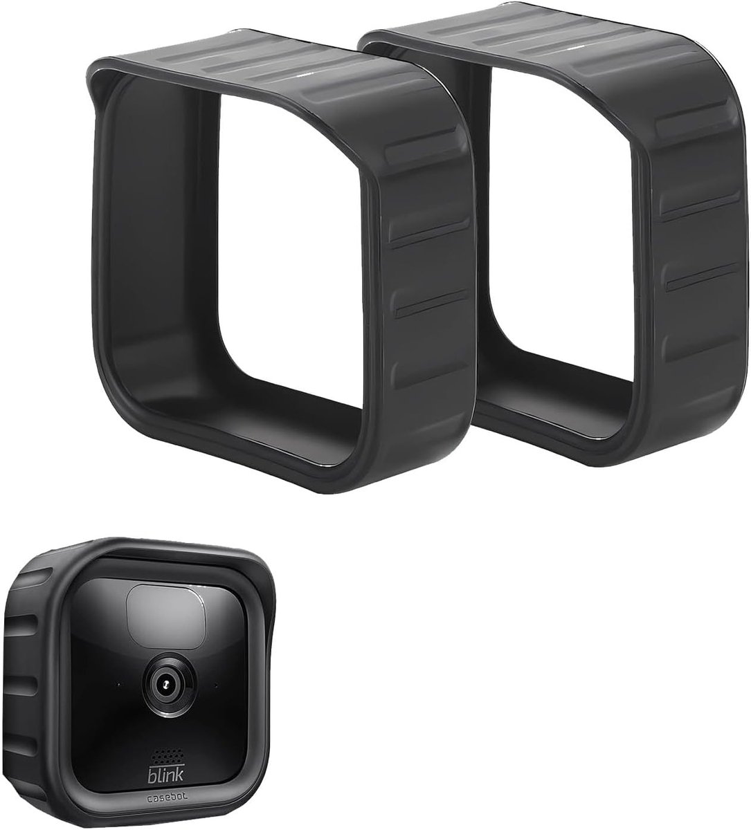 Set van 2 Silicone Beschermhoesjes voor Blink Outdoor 3 / Blink Indoor / Blink 3e Generatie Camera – Zwart – Waterafstotend, Krasbestendig, UV-Bescherming, Slank & Lichtgewicht – Behuizing voor Beveiligingscamera’s