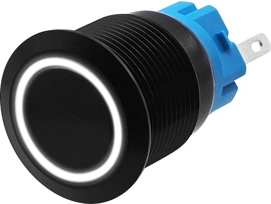 12 V 19mm Rode LED Drukknop Metalen Schakelaar voor Auto Mistlampen ON/OFF Schakelaar