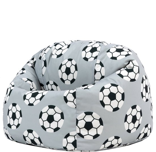 icon - Kingston Kinderzitzak Stoel - Voetbal - Binnen - Buiten - Zwart