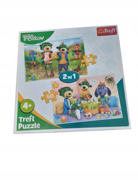Trefl Puzzle-Set „Schlafengehen“ – 4 Motive Mit 35 Bis 70 Teilen | Für Kinder Ab 4 Jahren, Fördert Konzentration & Motorik