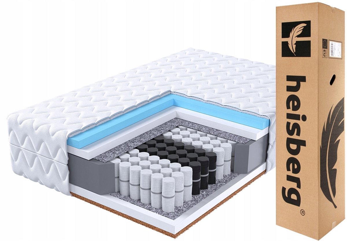 Ludin 160x200 pocketvering matras met HR schuim en kokos