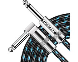 SONICAKE Braided Guitar Cable (6M ST-RA)