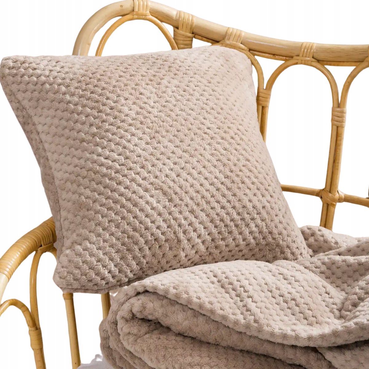 Decoratieve Kussenhoes Monte 40x40cm - Zacht Microvezel met Structuur