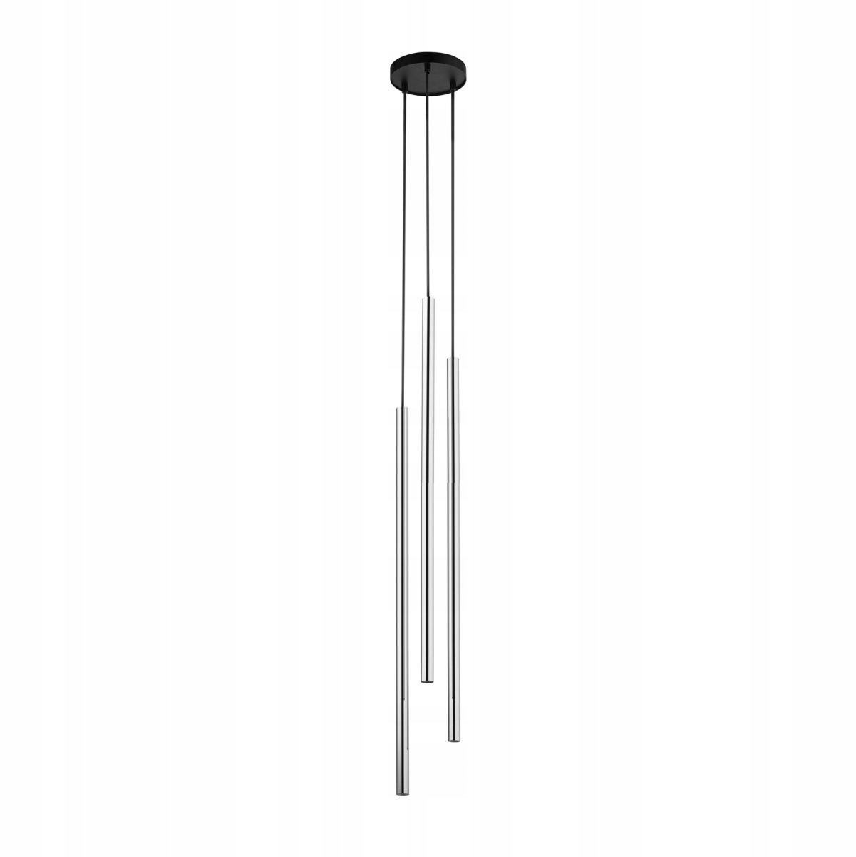 Sigma SOPEL LUX 3 Hanglamp - Modern Zwart/Zilver Metaal