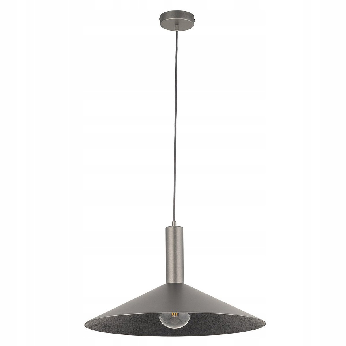 CAPRI S Hanglamp Conisch - Sigma Lighting - Zilver - 50cm