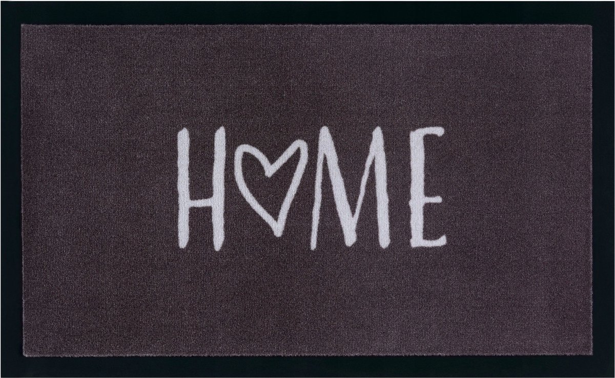 Hanse Home Deurmat Hart Bruin 45x75 cm