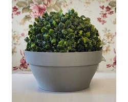 Grafiten Plantenbak Lawenda 25cm met Rand - Duurzaam Kunststof
