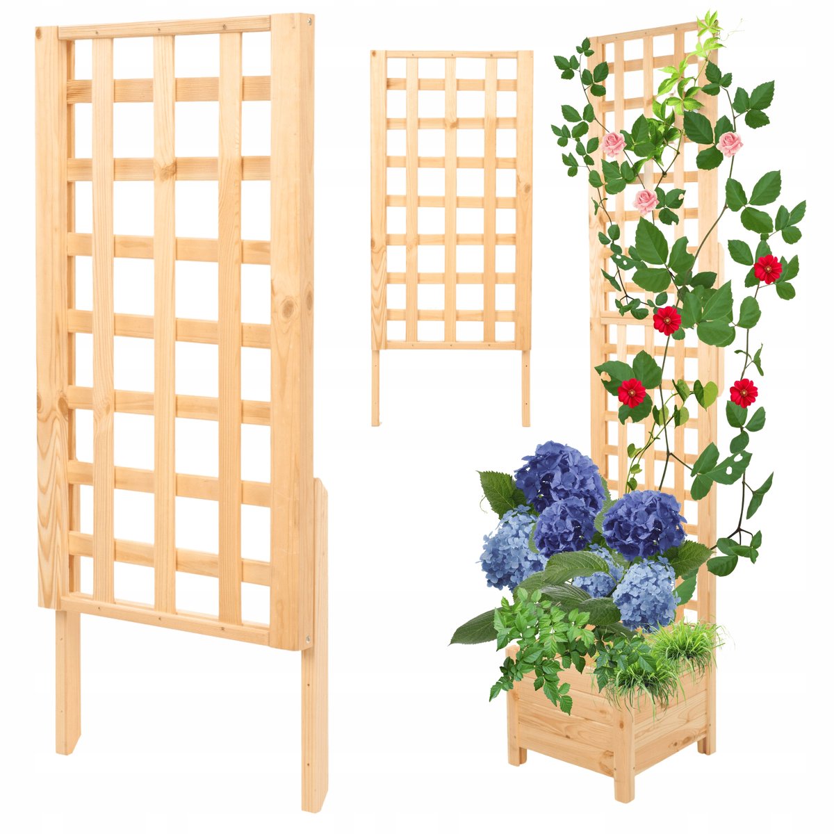 Modulaire Pergola Verhoging Hout 40cm - Tuin en Balkon