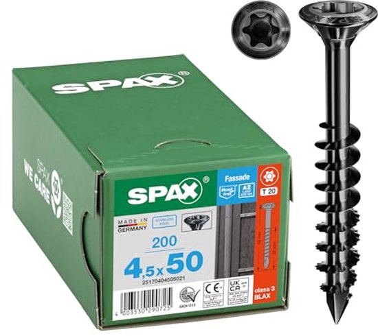 Meisterling® gevelschroeven 5,5 x 35 mm V4a roestvrij staal met