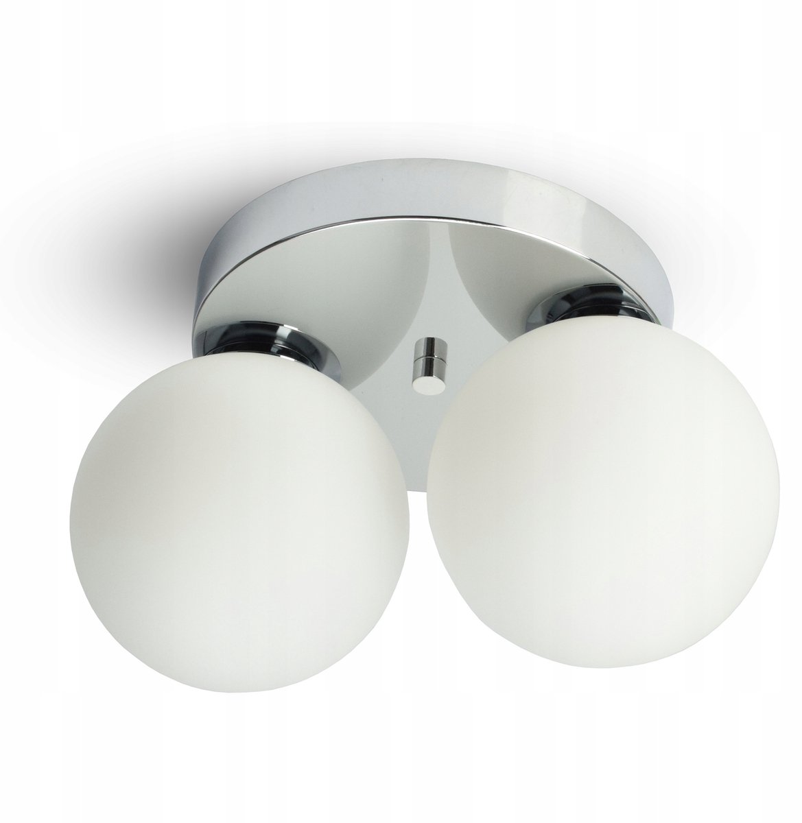 Hanglamp Glas Bollen Chroom G9 Wit - Luxe Sfeerverlichting