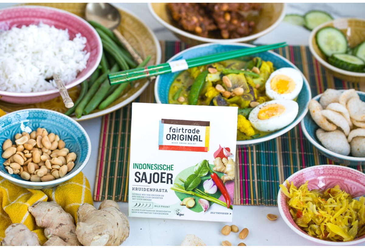 Fairtrade Original Boemboe Sajoer - 3 x 75 gr - Voordeelverpakking