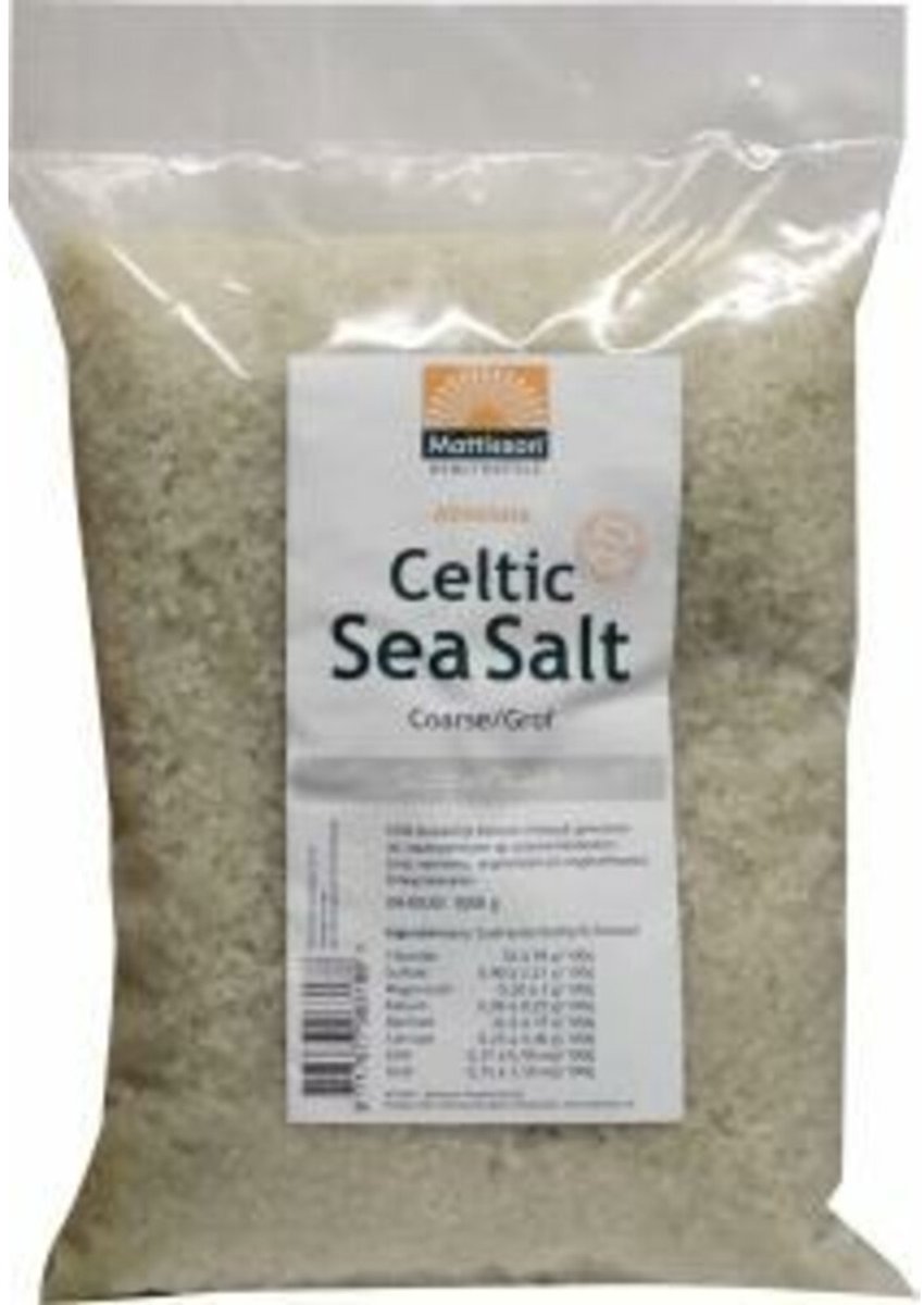 Mattisson Keltisch Zeezout Grof - 3 x 5000 gr - Voordeelverpakking