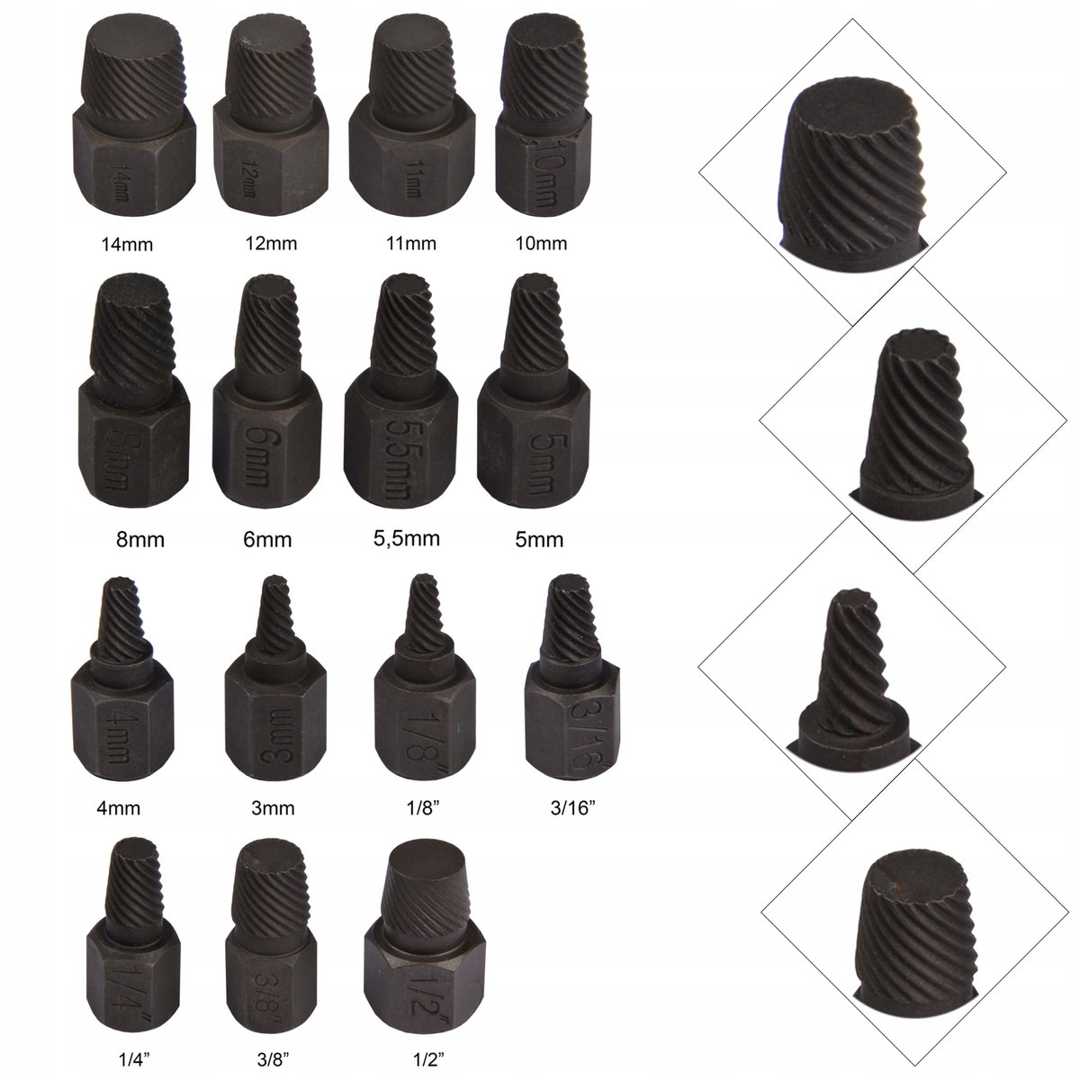 Farys Schroefverwijderset - 15 stuks