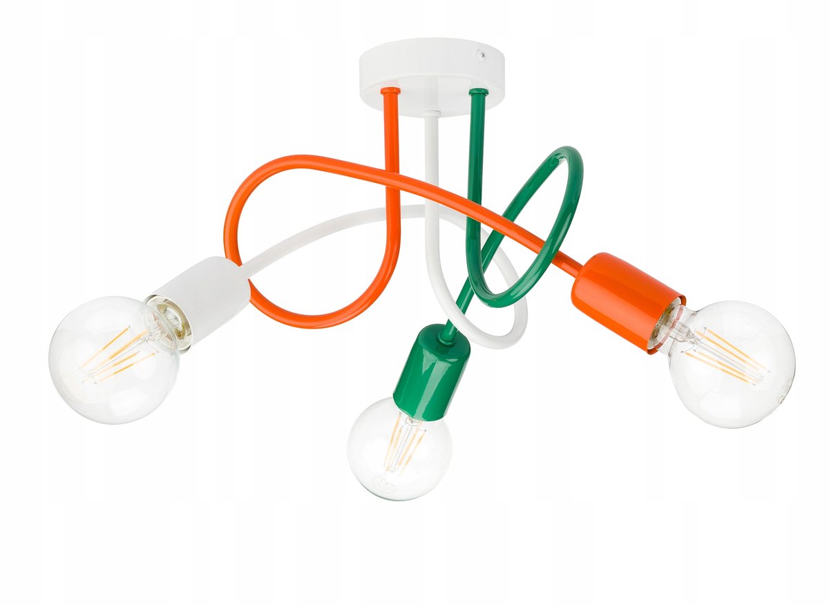 Hanglamp van Edison Loft Mult 3x E27 - Moderne Stiblls