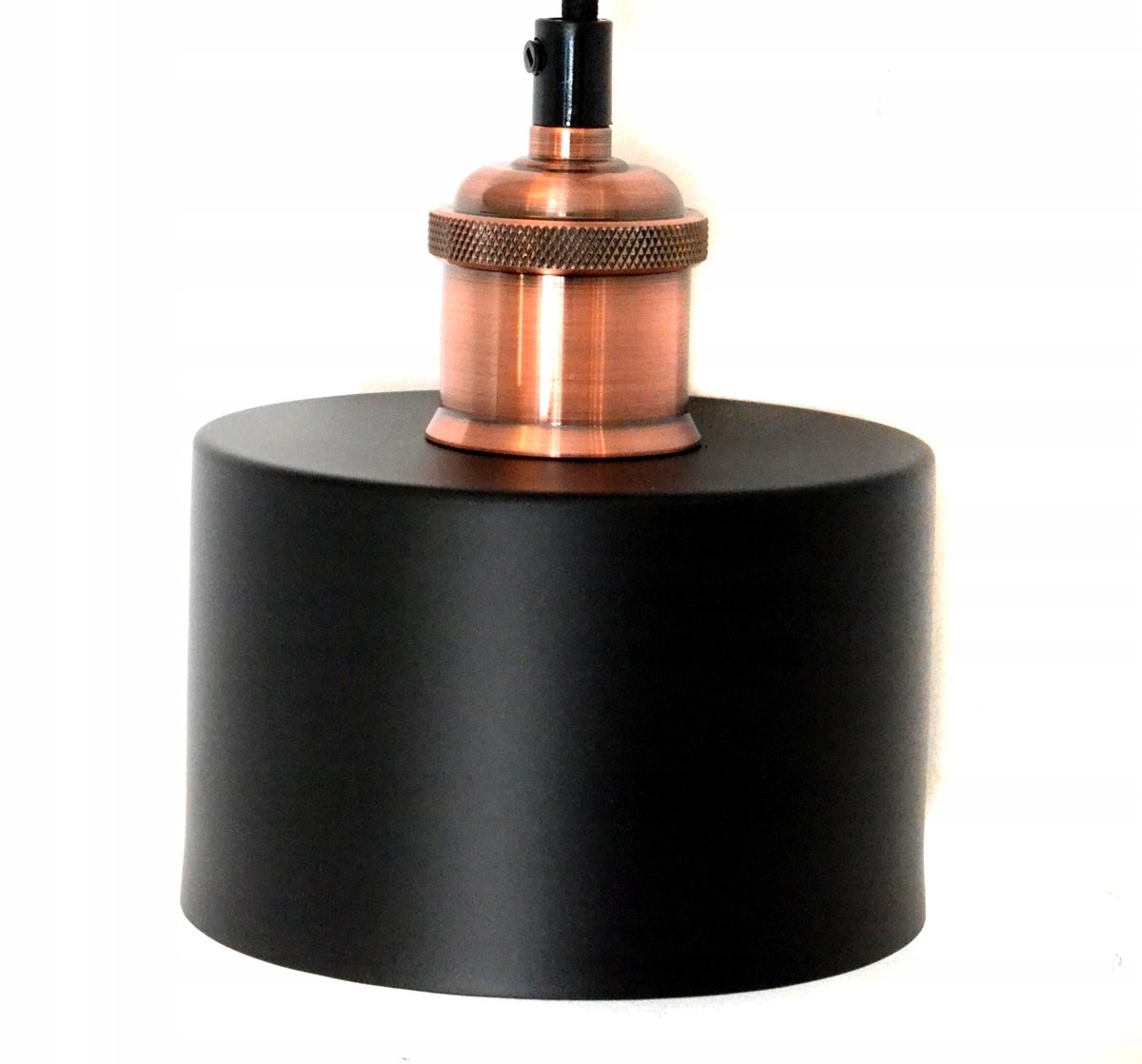 Loft Hanglamp Zwart Koper - Industriële Plafondlamp