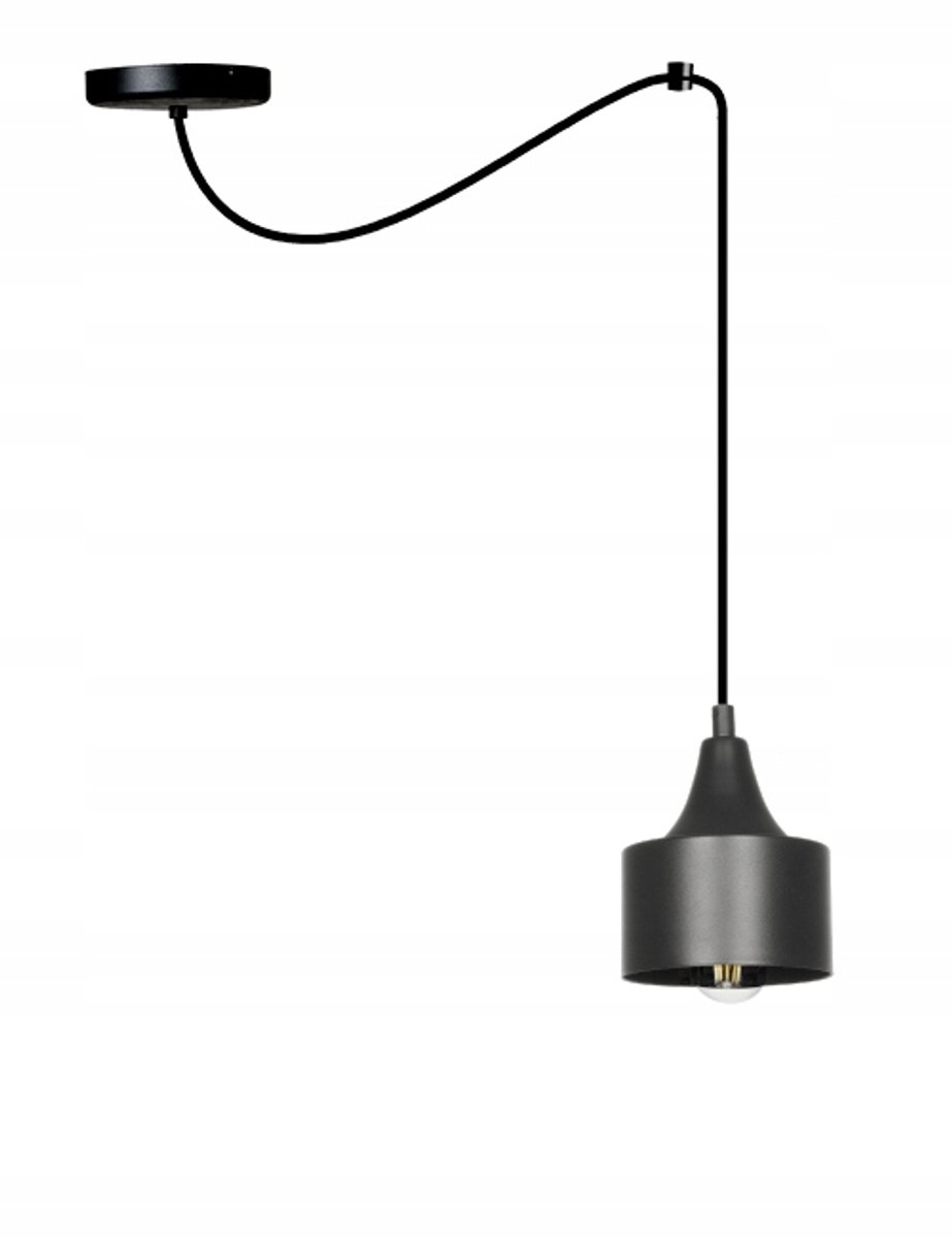 Moderne Hanglamp Tornado 50-15PL Zwart - 1xE27