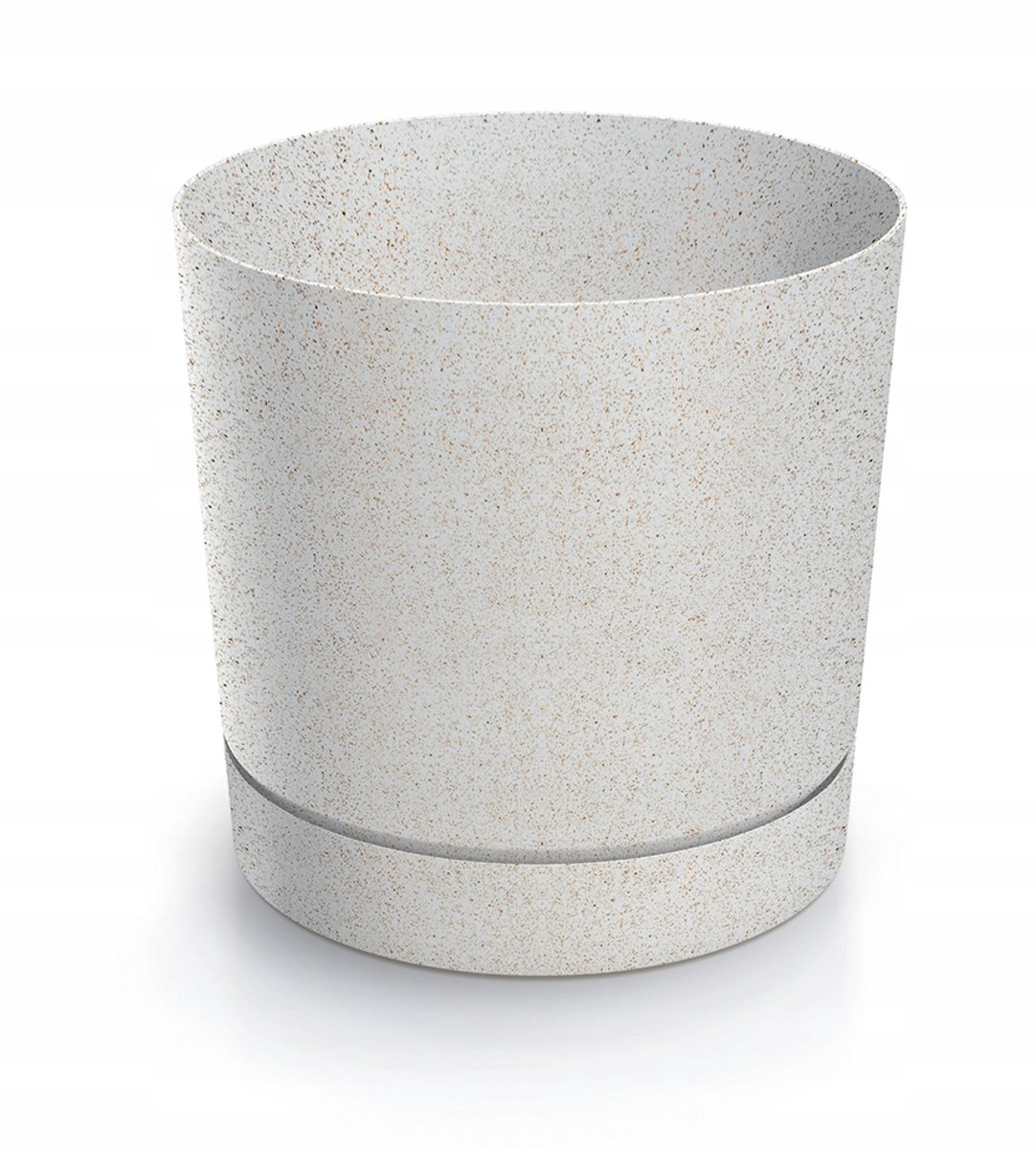 Tubo P Eco Houtpot Wit 23,9cm - Stijlvol en Duurzaam